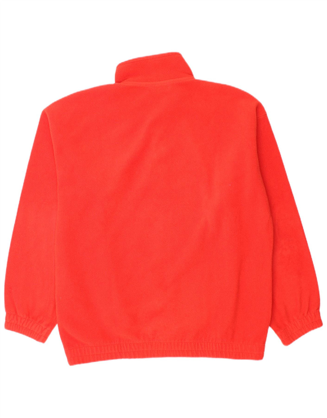 Fila Herren-Fleecepullover mit Knopfkragen, IT 48, mittelrot