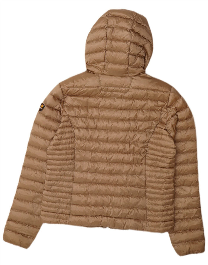 CIESSE PIUMINI Womens Hooded Padded Jacket IT 46 Large Beige