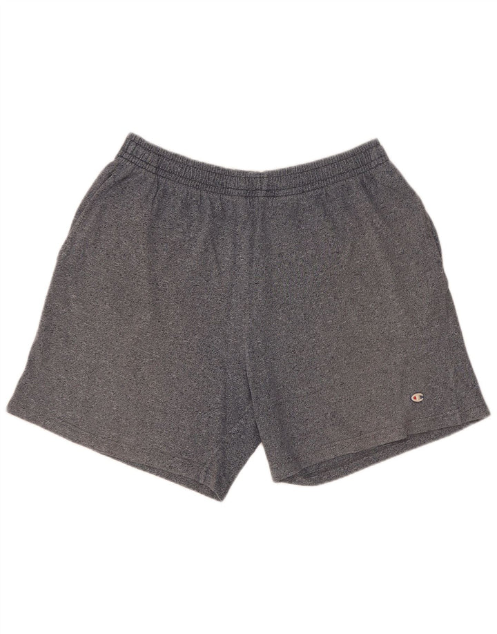 Champion Herren-Sportshorts, groß, marineblau gesprenkelte Baumwolle