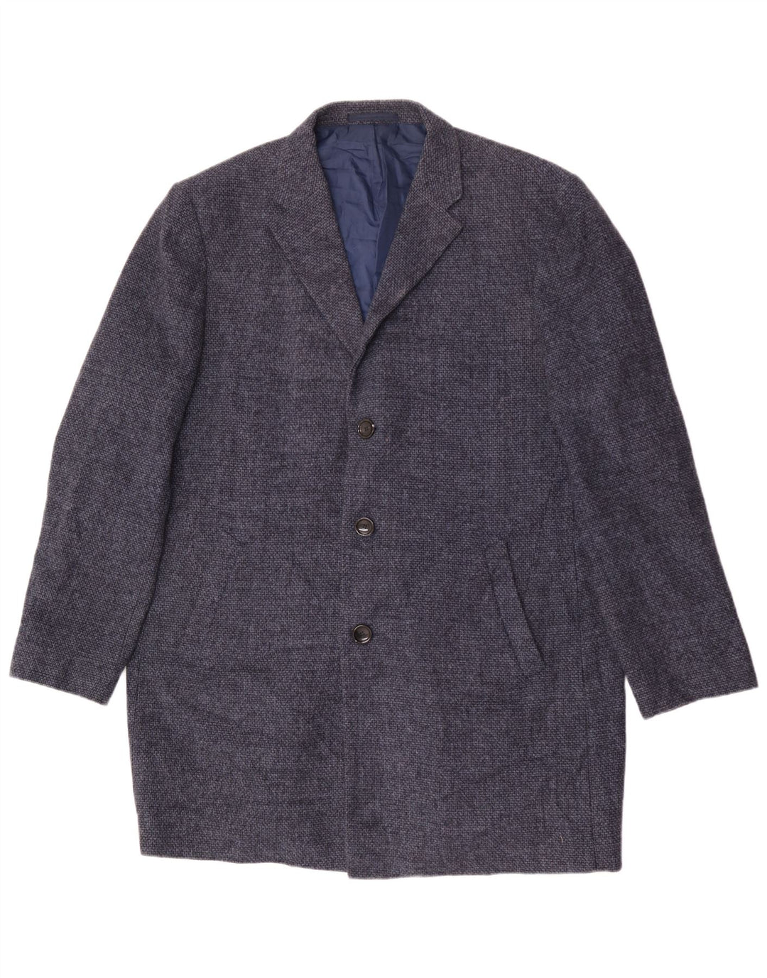 Marks & Spencer Herrenmantel UK 44 2XL Marineblau Polyester