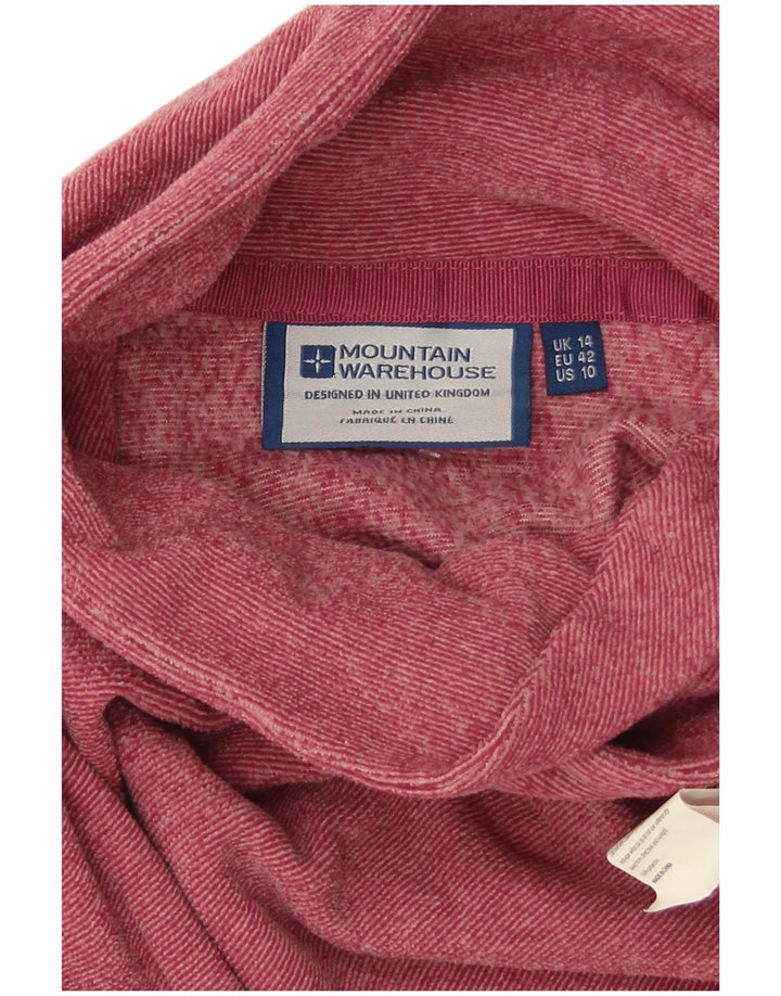 Mountain Warehouse Damen-Sweatshirt-Pullover, Gr. 14, Größe L, Rosa, Polyester