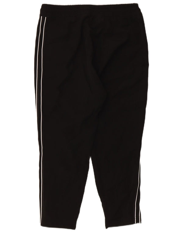 Adidas Damen Crop Trainingshose UK 14 Medium Schwarz Polyester