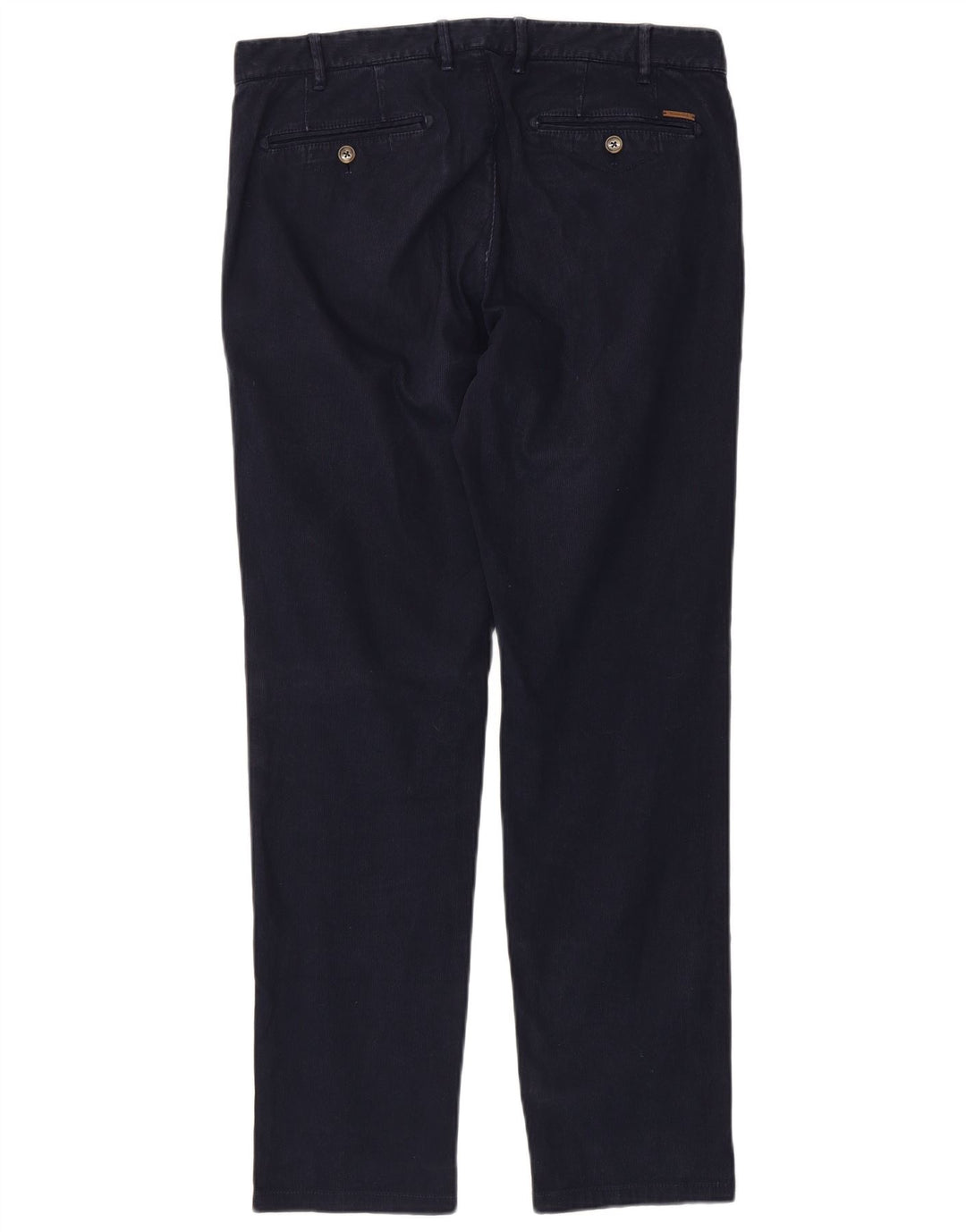 MASSIMO DUTTI Herren-Chinohose mit legerer Passform, EU 42, Größe L, W32, L32, Marineblau