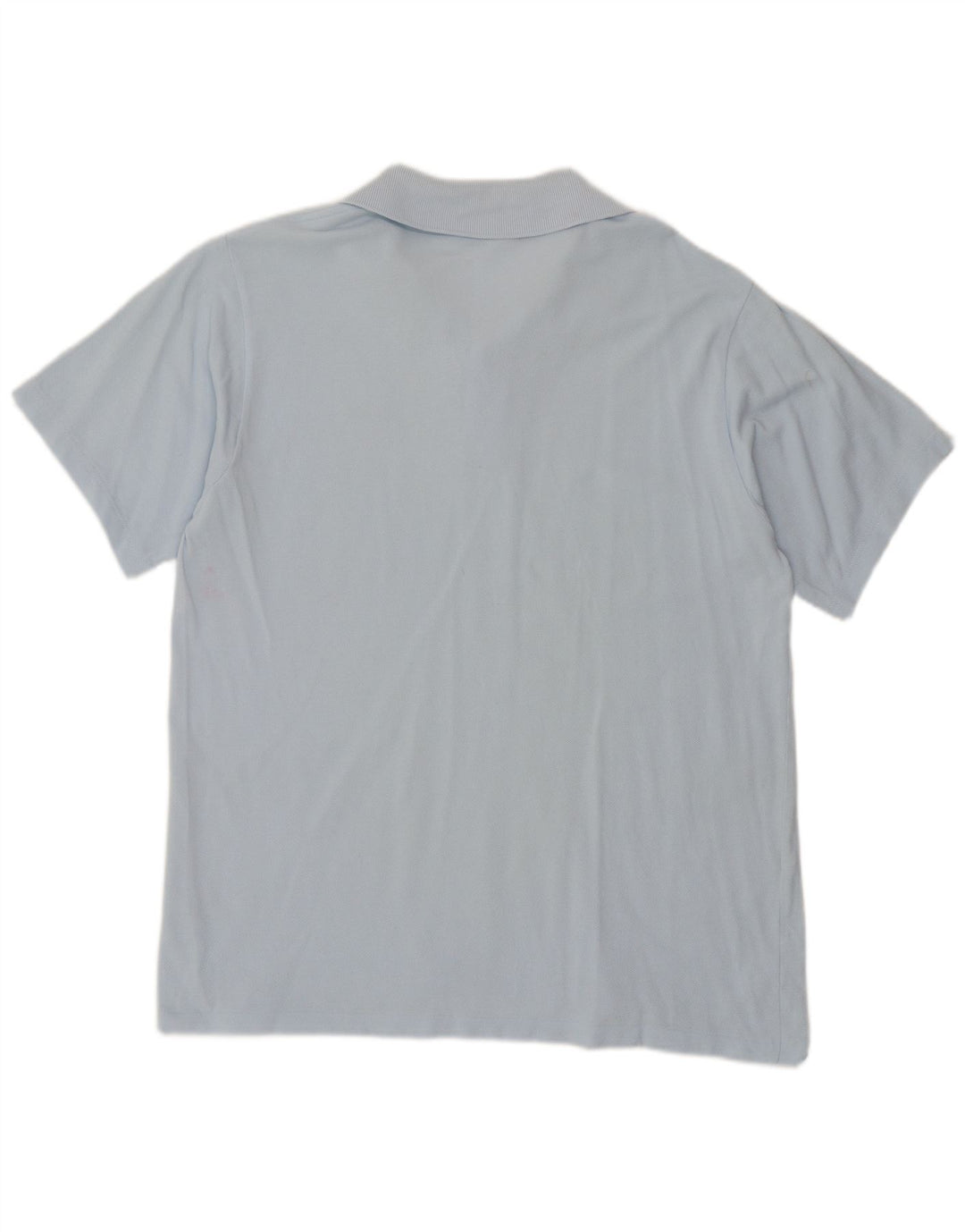 Lacoste Herren-Poloshirt, Größe 4, mittelblaue Baumwolle