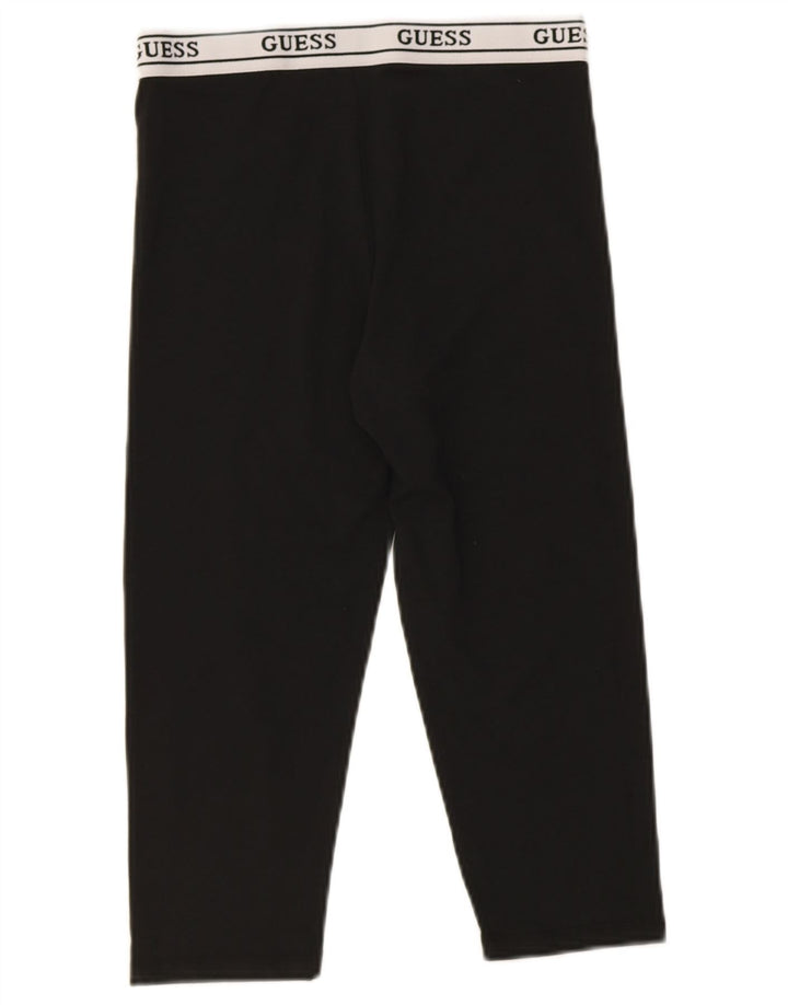 Guess Capri-Leggings für Damen, UK 10, Größe S, Schwarz, Modal