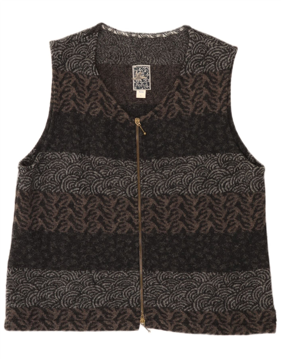 Hofius Damen-Strickjacke, EU 42/44, groß, mehrfarbig, geometrisch