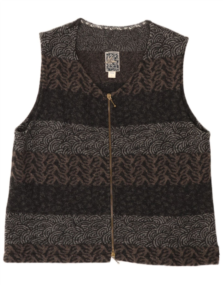 Hofius Damen-Strickjacke, EU 42/44, groß, mehrfarbig, geometrisch
