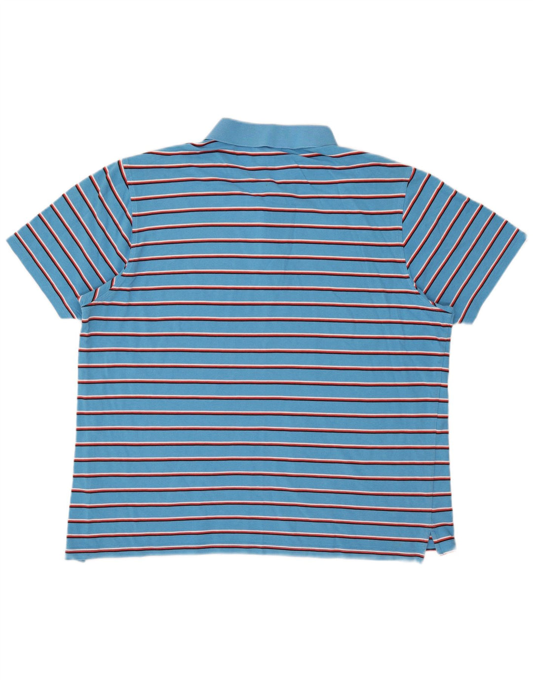 Lacoste Herren-Poloshirt, Größe 8 3XL, blau gestreift, Baumwolle