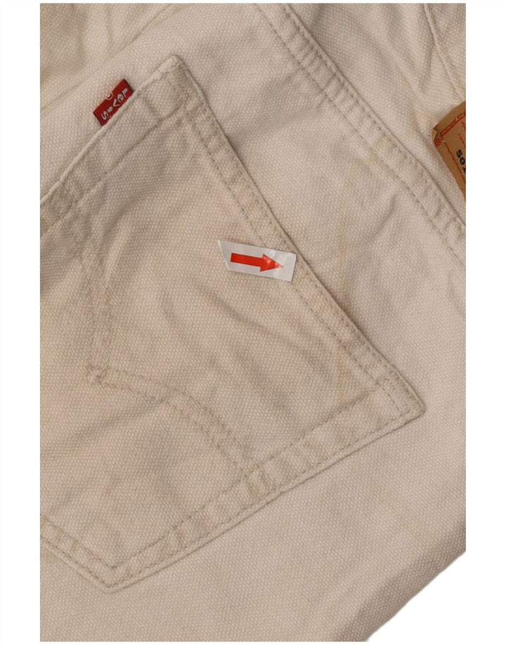 LEVI'S Herren 501 Straight Casual Hose W32 L30 Weiß