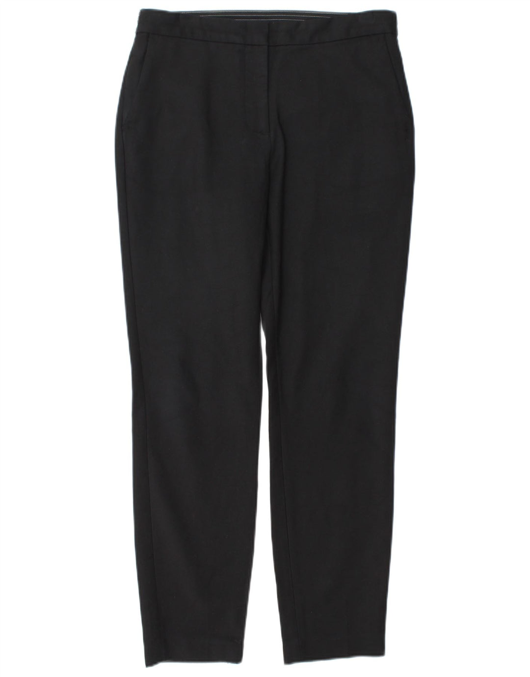 Zara Slim Chino-Hose für Damen, mittelgroß, W29, L28, schwarze Baumwolle