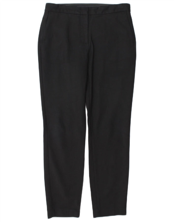 Zara Slim Chino-Hose für Damen, mittelgroß, W29, L28, schwarze Baumwolle