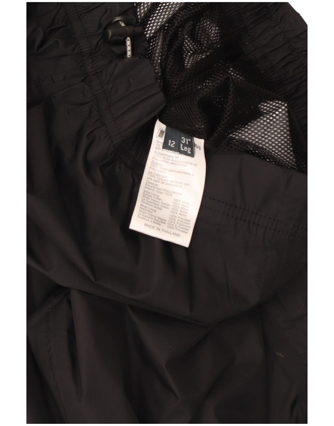 Berghaus Wasserdichte Damenhose UK 12 Mittelschwarzes Nylon