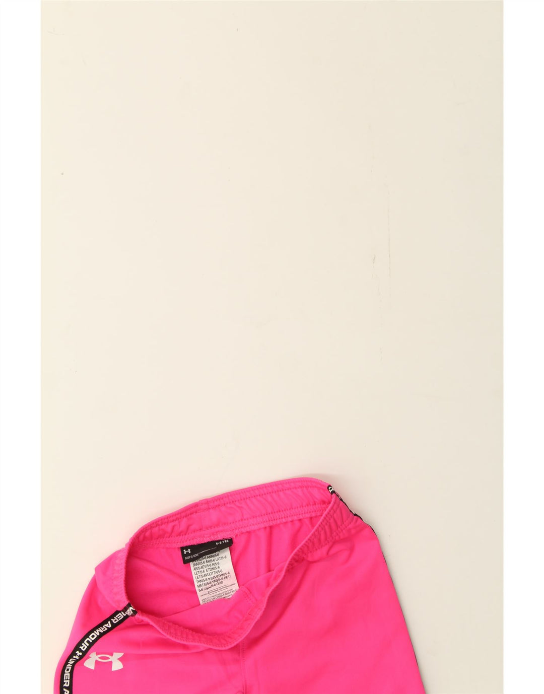 UNDER ARMOUR Girls Graphic Tracksuit Trousers 5-6 Years  Pink Polyester Vintage Under Armour and Second-Hand Under Armour from Messina Hembry 