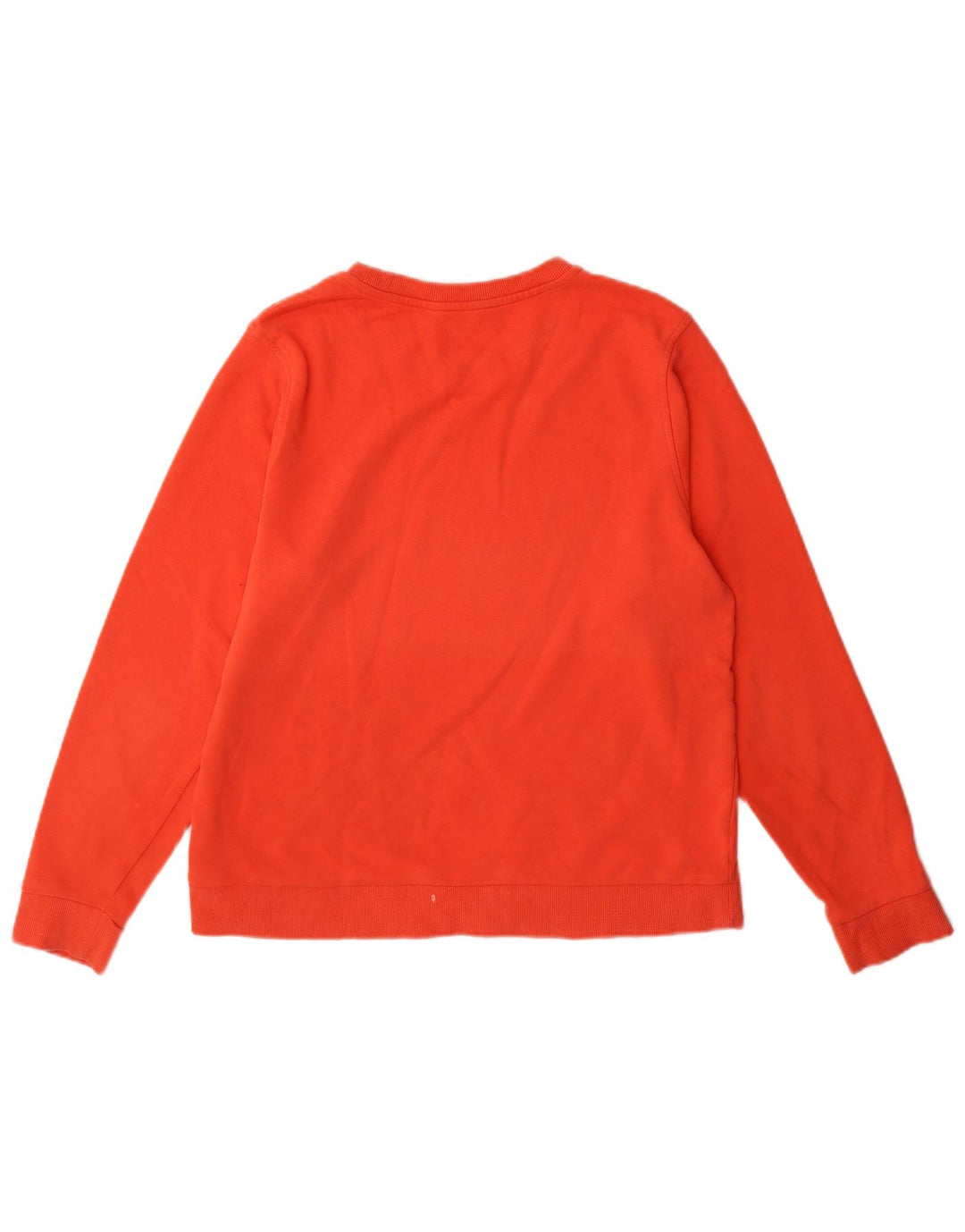 Marks & Spencer Damen Sweatshirt Pullover UK 14 Large Orange Baumwolle