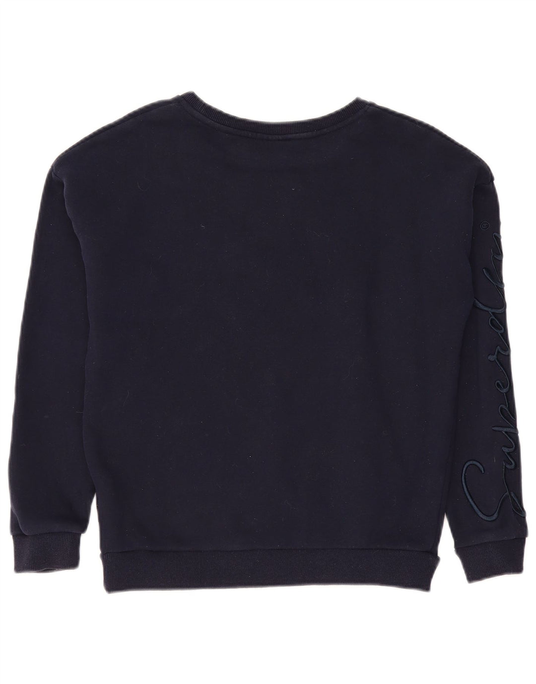 SUPERDRY Damen-Sweatshirt in Übergröße mit Grafik, Gr. 8, Marineblau