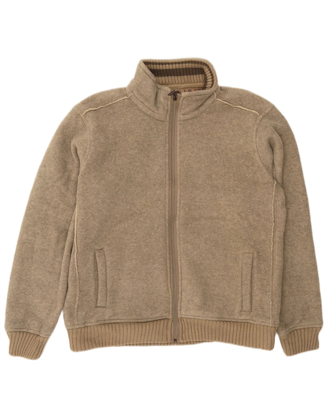 Marks & Spencer Herren-Trainingsanzug, Blau, Harbor, Top, Jacke, Größe L, Beige gefleckt