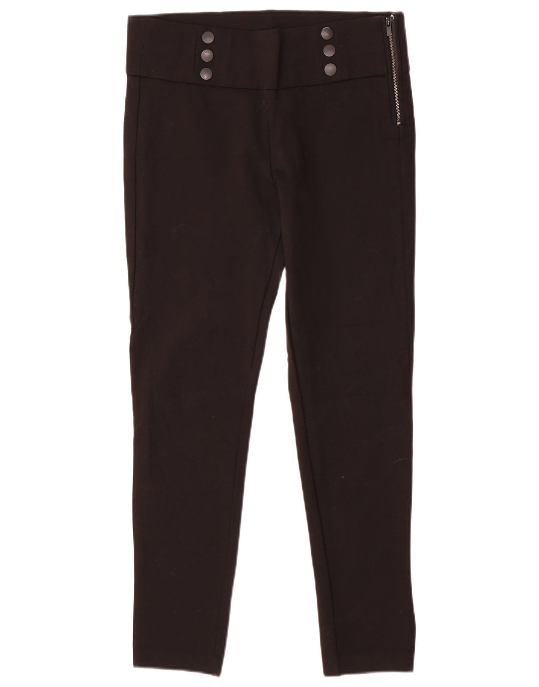 Schmale Freizeithose für Damen von Zara, Größe L, W32, L29, Schwarz