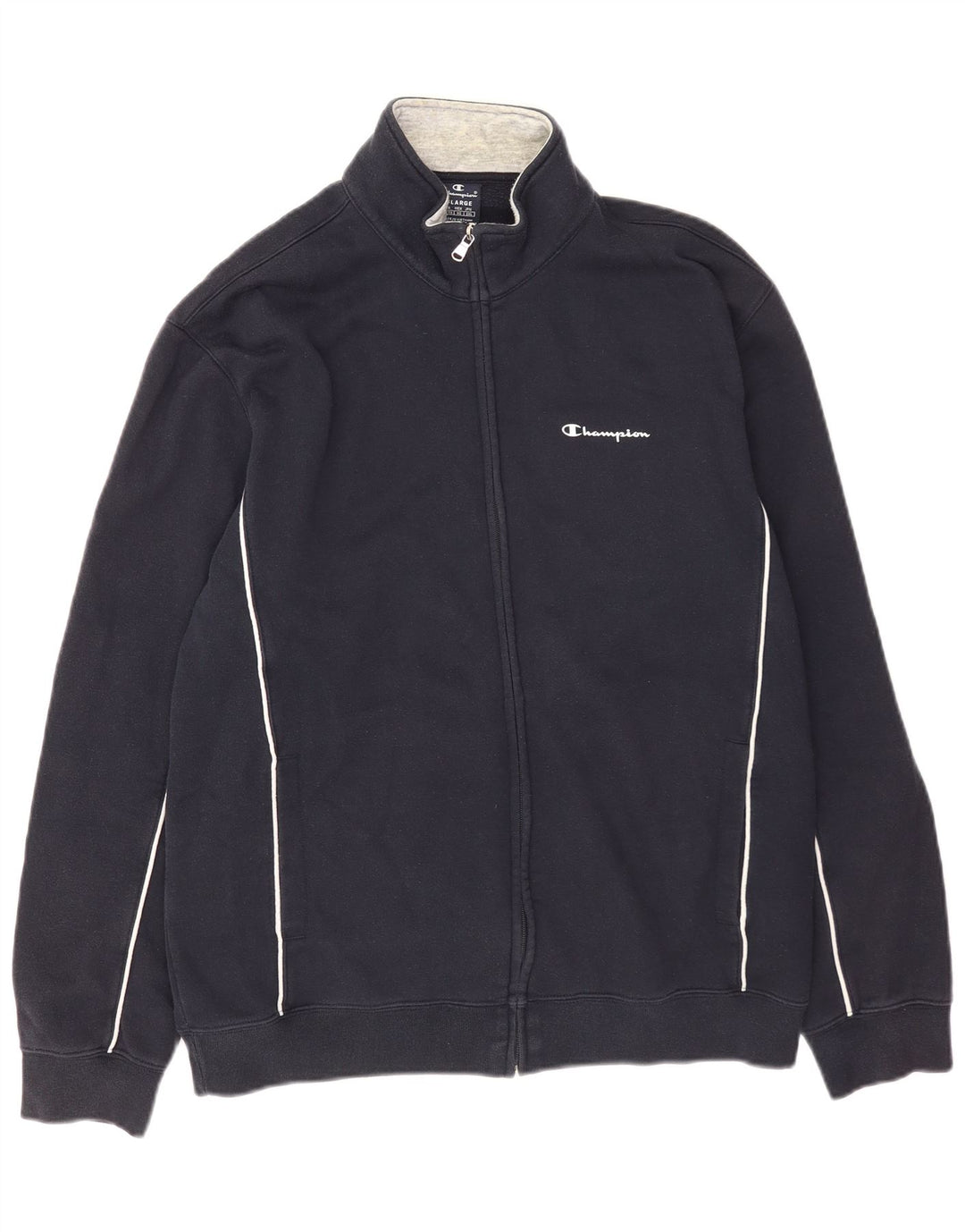 Champion Herren-Trainingsanzugoberteil, XL, Marineblau, Baumwolle