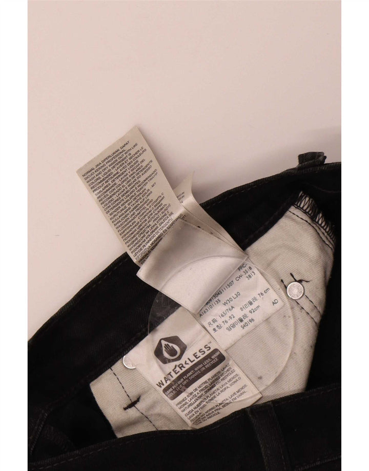 Levi's Herren 511 Slim Jeans W30 L30 schwarze Baumwolle