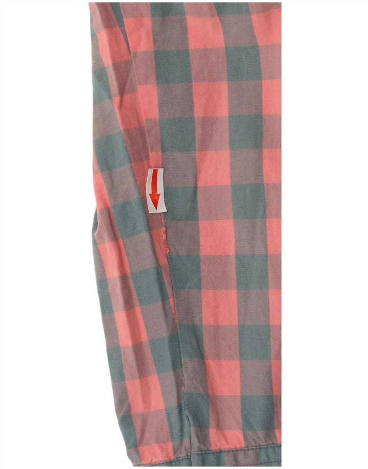 J. Crew Slim-Hemd für Herren, groß, rosa Gingham