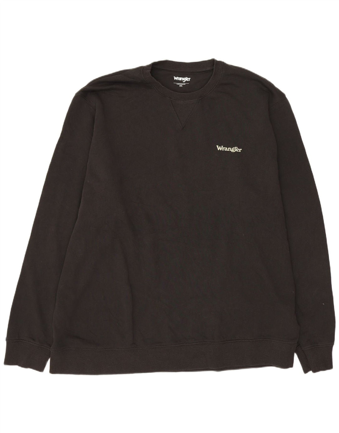 Wrangler Herren Sweatshirt Pullover 2XL Schwarz Baumwolle