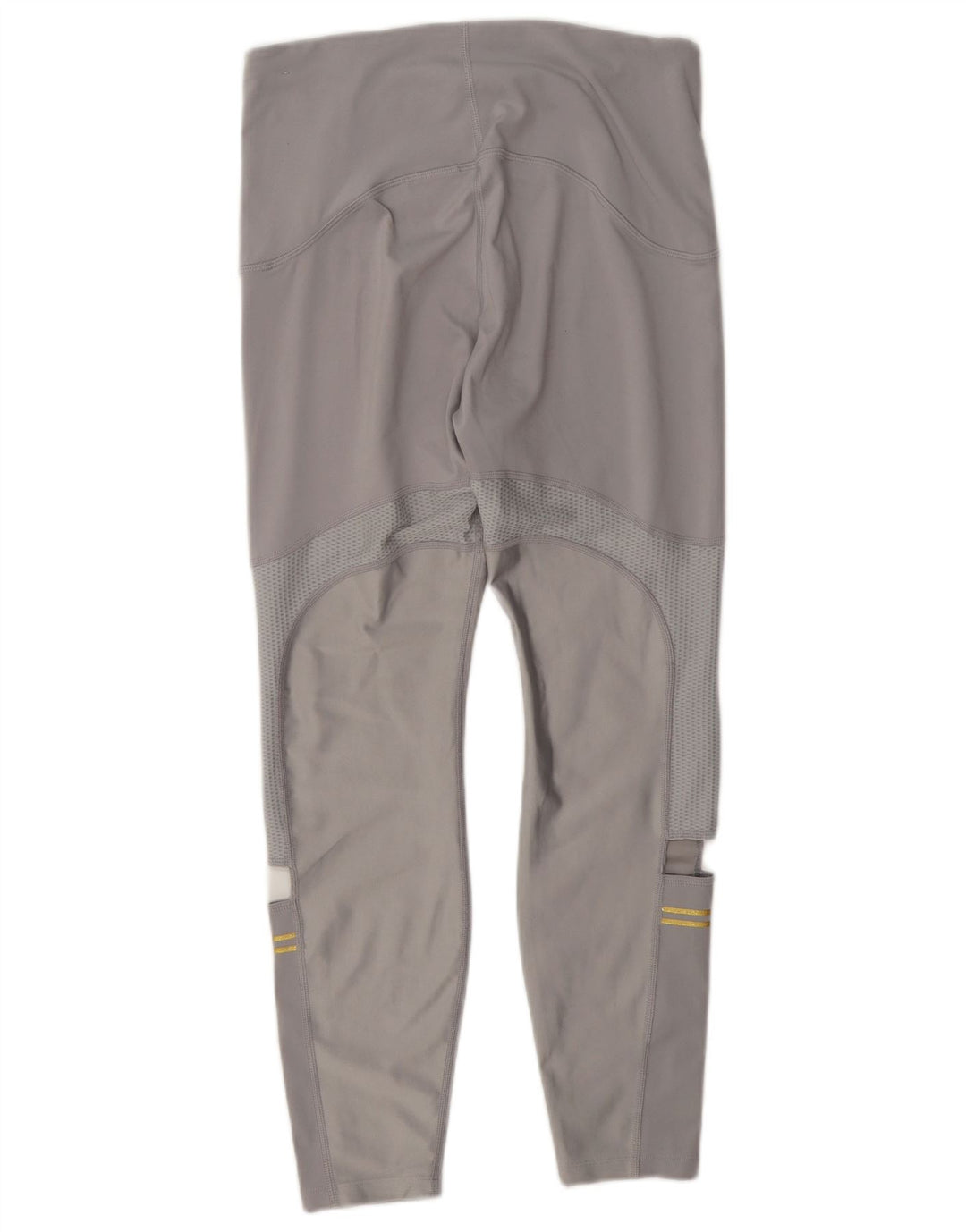 Nike Damen Dri Fit Leggings UK 12 Mittelgraues Polyester