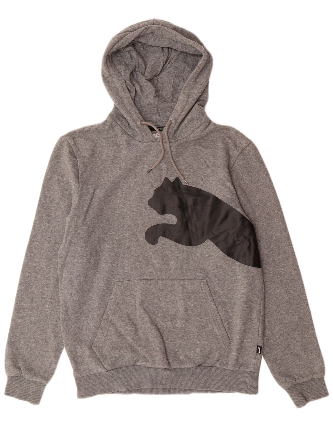 PUMA Herren Graphic Hoodie Pullover Kleine graue Baumwolle