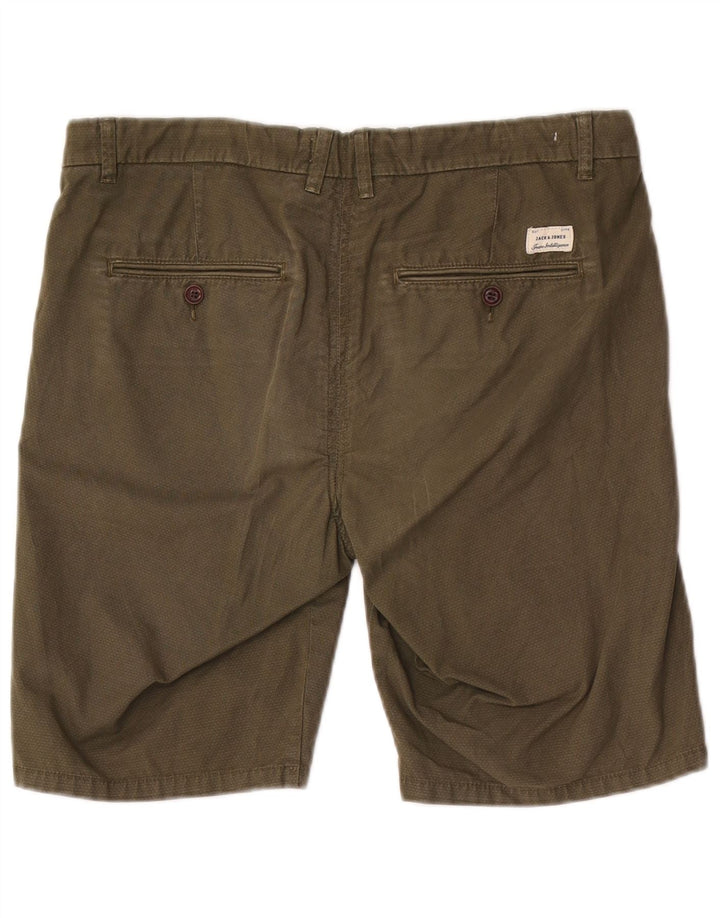 Jack & Jones Herren Chino-Shorts, Größe L, W34, Khaki, Baumwolle