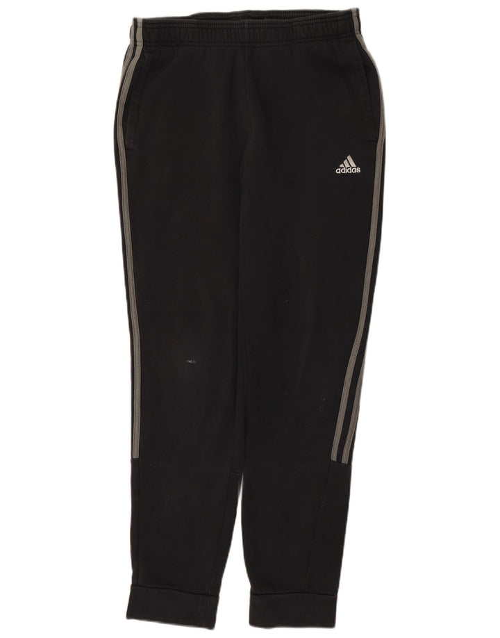Adidas Herren-Trainingshose, Jogginghose, mittelschwarz, Baumwolle
