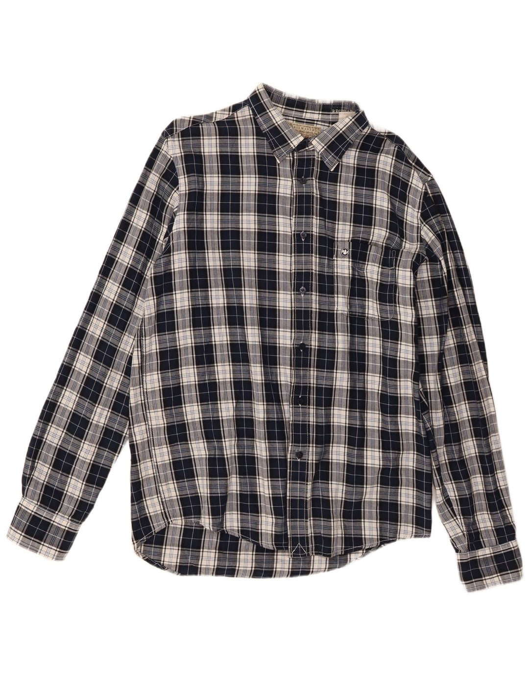 Murphy & Nye Herren Flanellhemd XL Marineblau kariert