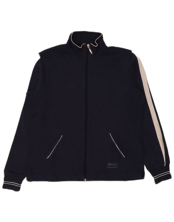 Champion Damen-Trainingsanzugoberteil, UK 18, XL, Marineblau, Baumwolle