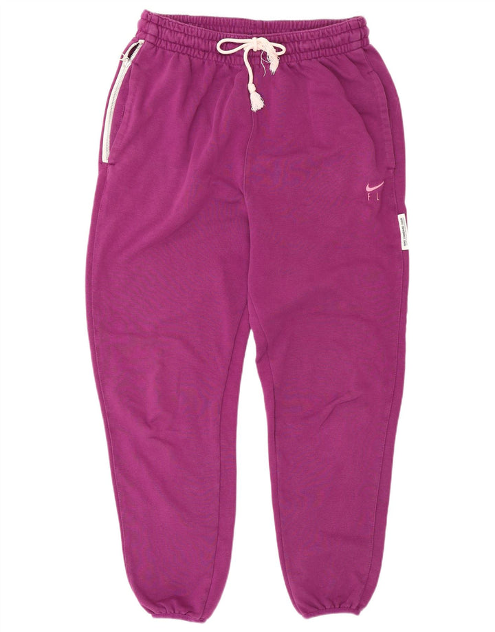 Nike Damen Dri Fit Trainingshose Jogger UK 14 Mittellila