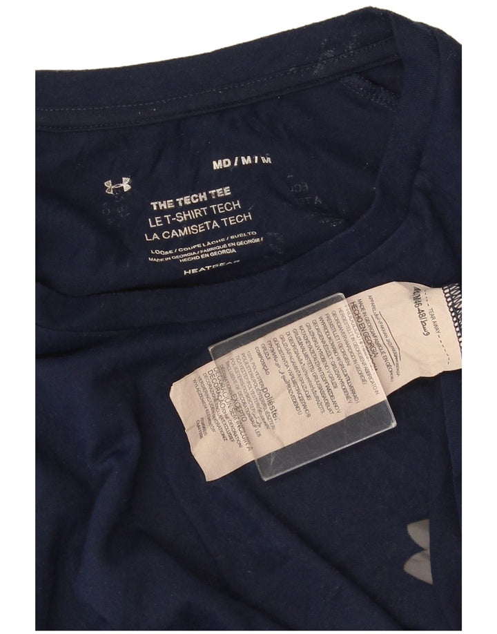 UNDER ARMOUR Herren T-Shirt Top Medium Marineblau Polyester