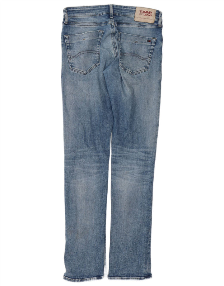 TOMMY HILFIGER Herren Scanton Slim Jeans W30 L34 Blaue Baumwolle