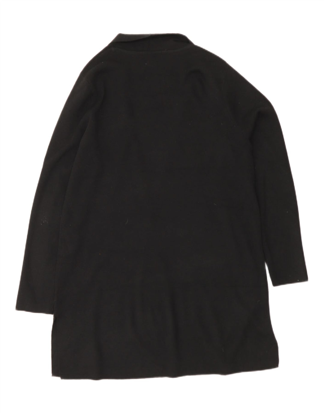 John Lewis Damen Longline Open Cardigan Pullover UK 12 Medium Schwarz