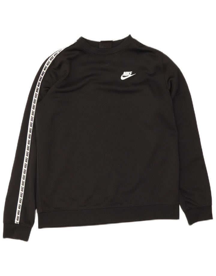 Nike Jungen Grafik Sweatshirt Pullover 13–14 Jahre XL Schwarz Polyester