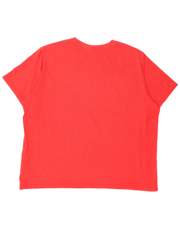 Levi's Herren-T-Shirt mit Grafik, 2XL, rote Baumwolle