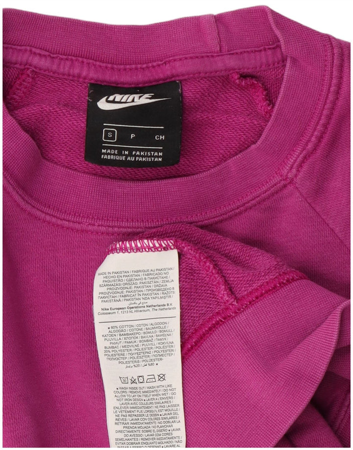Nike Damen-Sweatshirt in Übergröße, Gr. 10, Größe S, rosa, Baumwolle