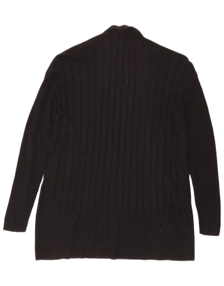 Marks & Spencer Offener Damen-Cardigan-Pullover UK 10 Small Schwarz gestreift