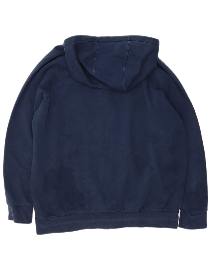 Reebok Herren-Kapuzenpullover mit Reißverschluss, groß, marineblau, Baumwolle