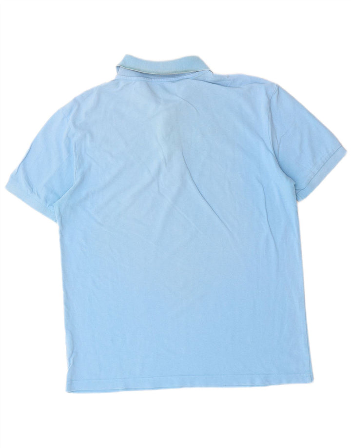 Kappa Herren Poloshirt XL Blau Baumwolle
