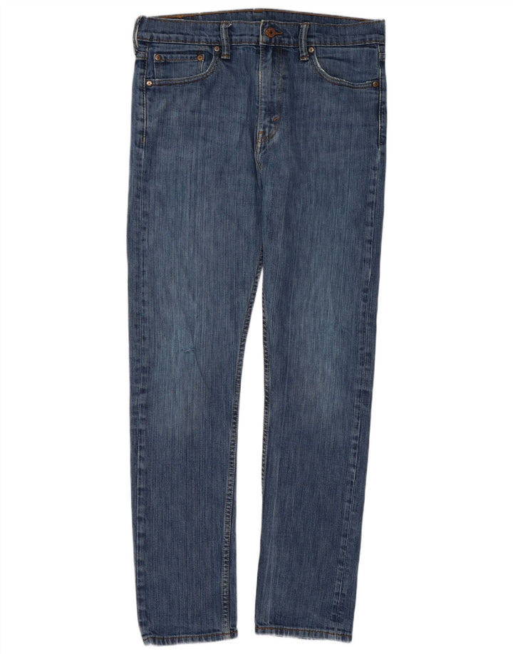 Levi's Herren Slim Jeans W33 L32 Blaue Baumwolle