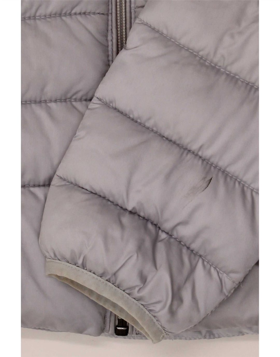 Napapijri Damen Geographic Hooded Wattierte Jacke UK 14 Mittelgrau