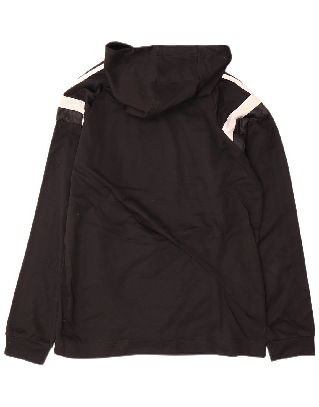 Adidas Herren Kapuzenpullover Mittelschwarzes Colourblock-Polyester