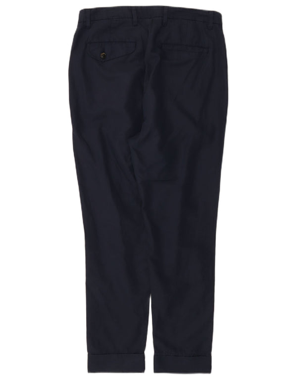 Woolrich Slim Chino-Hose für Damen, W27 L26, marineblaue Baumwolle