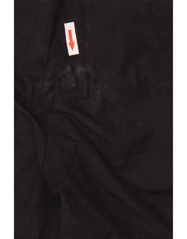 Massimo Dutti Damen Bootcut Chino Hose 2XS W24 L25 Schwarz
