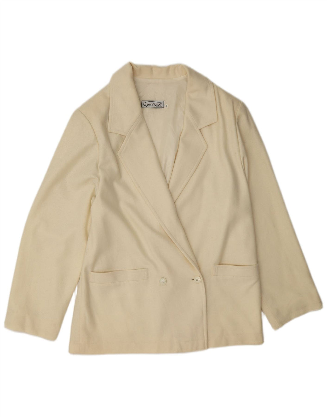 Gabriel Zweireihiger Damen-Blazer IT 44 Medium Off White