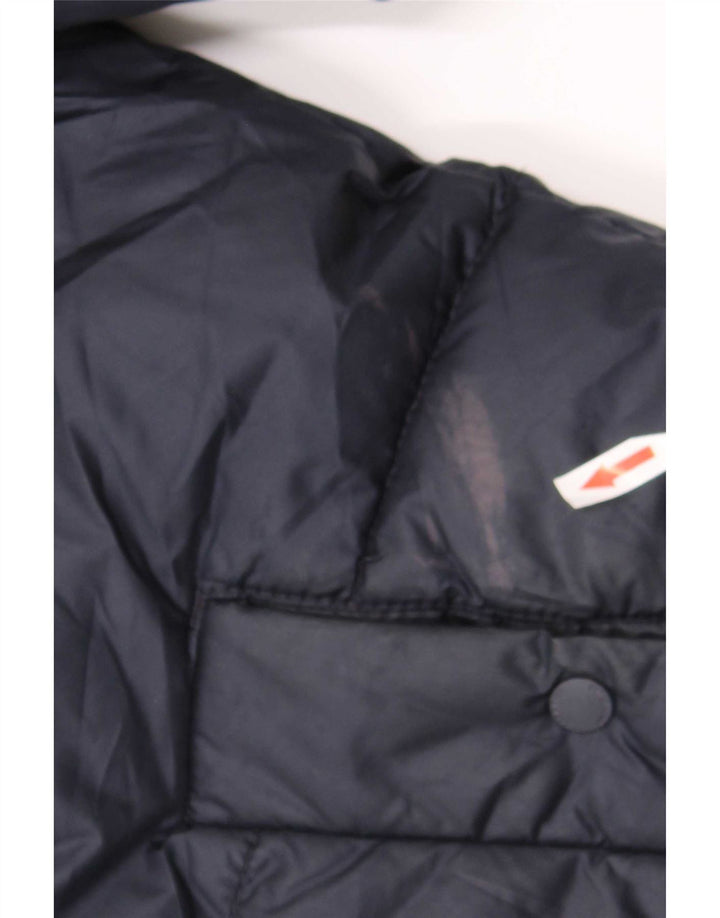 Wattierte Jacke mit Kapuze von Zara für Jungen, 13–14 Jahre, marineblaues Polyester