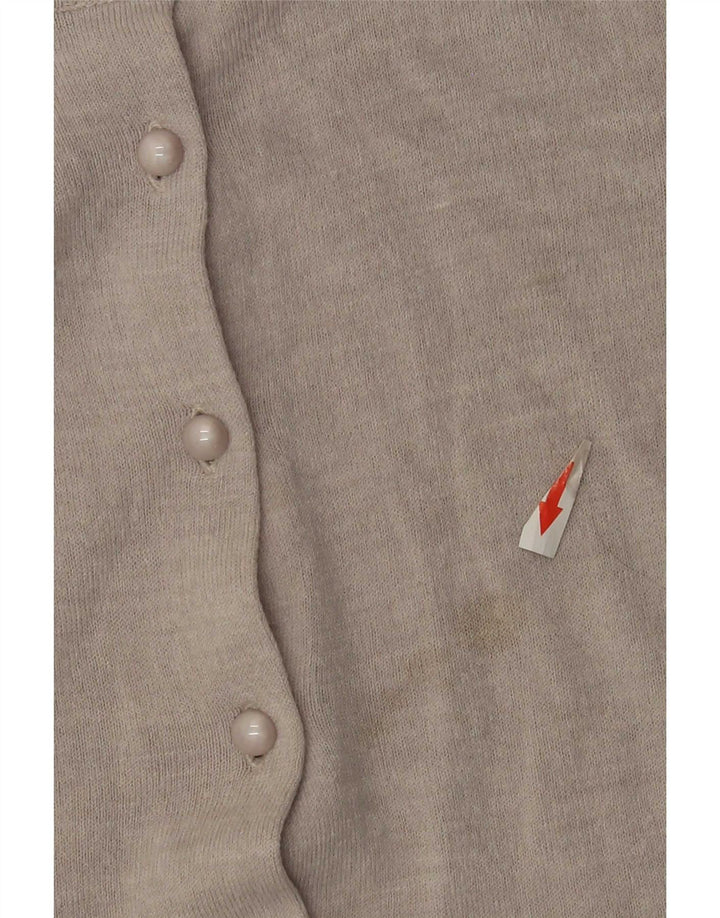 Marks & Spencer Damen-Cardigan-Pullover UK 14 Large Grau Acryl
