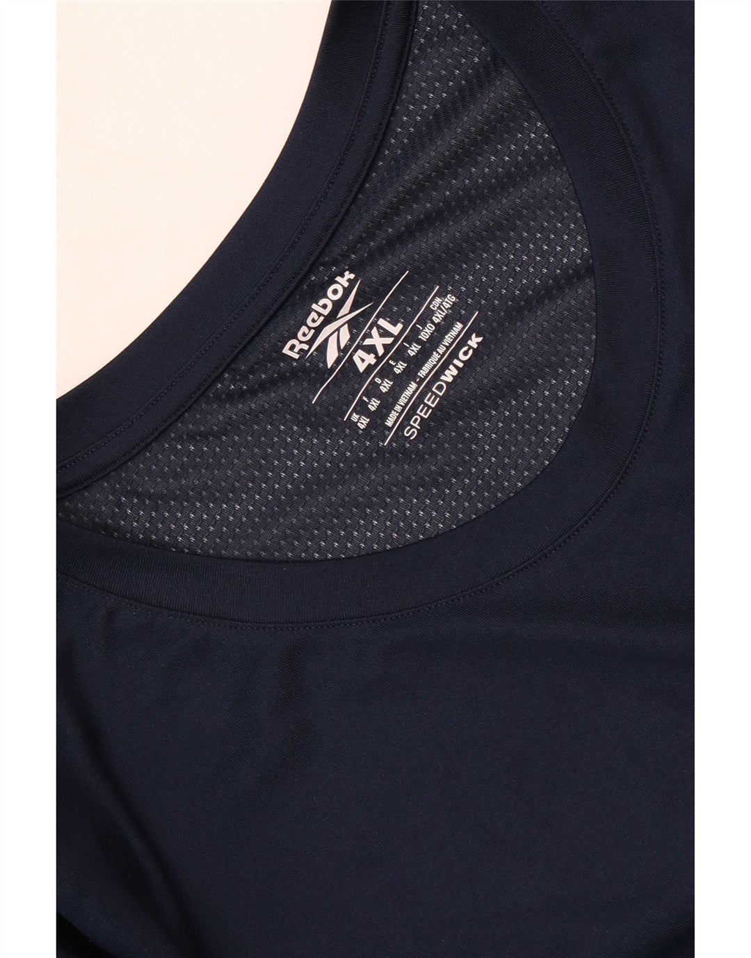 Reebok Herren T-Shirt Top 4XL Marineblau